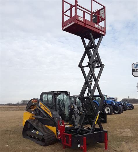 skid steer lifting attachment